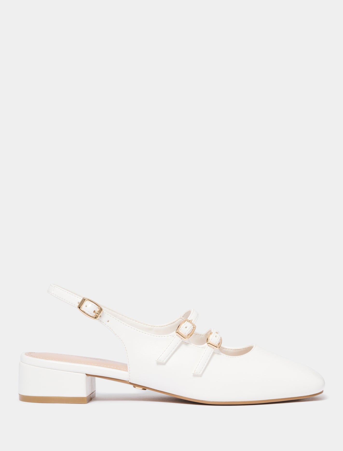 Dahlia Double Strap Mary Jane Heels White_mannequin