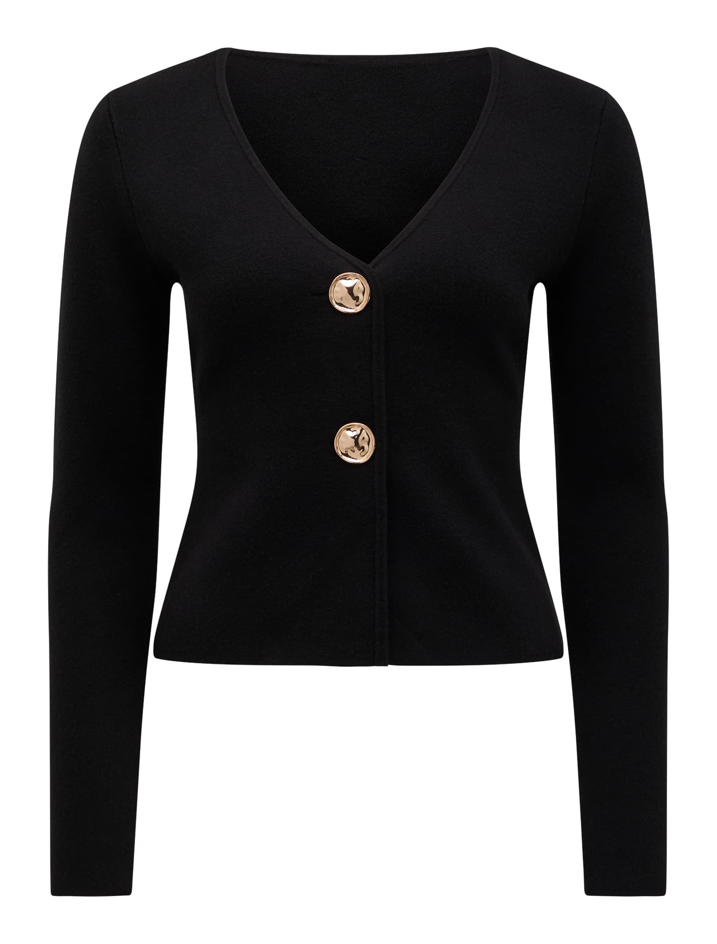 Eryn Knitted Cardigan Black_mannequin