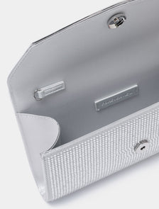 Hillary Heatfix Clutch Silver_mannequin
