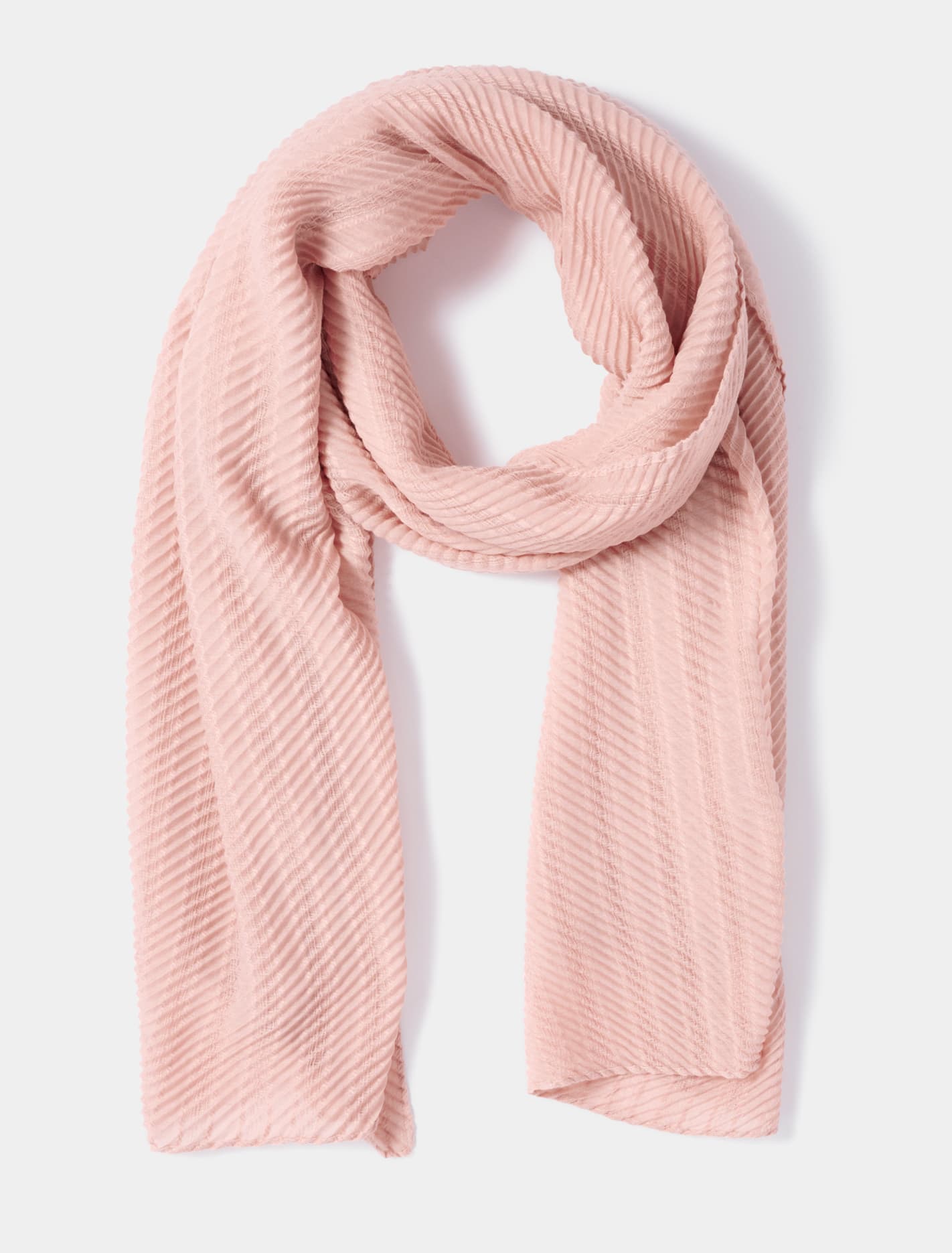 Pia Ribbed Evening Scarf Pink_mannequin