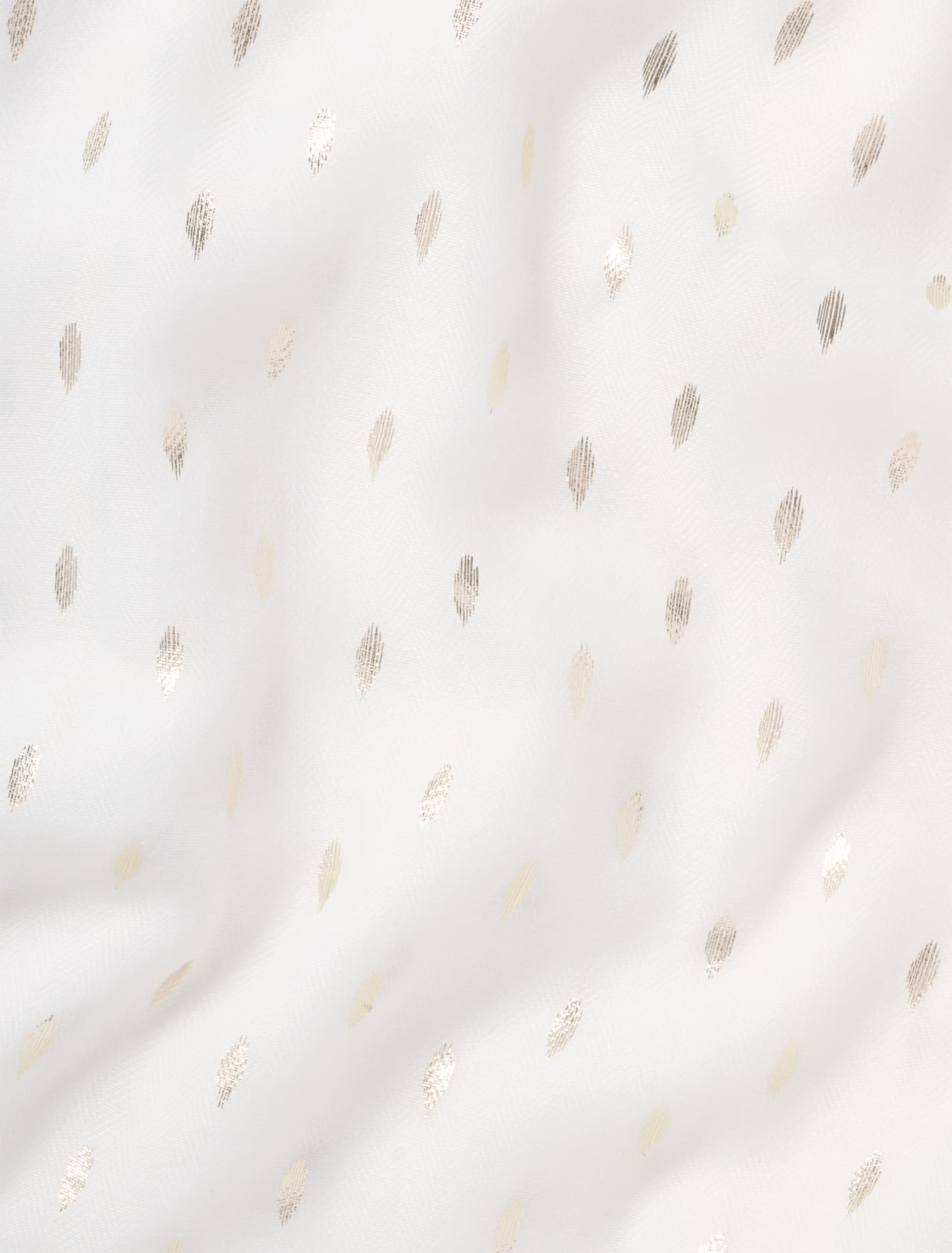 Gia Gold Foil Scarf Porcelain_mannequin