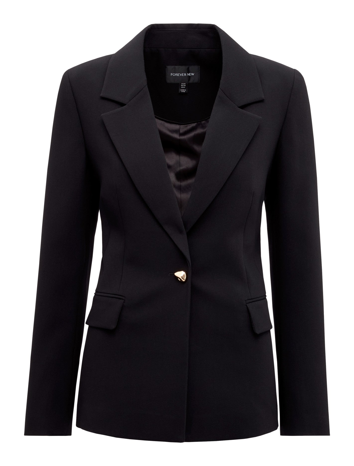Victoria Single Breasted Blazer Black_mannequin