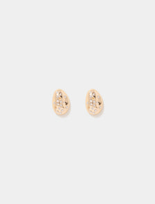 Natalie Stone Droplet Earrings Gold/Crystal_mannequin