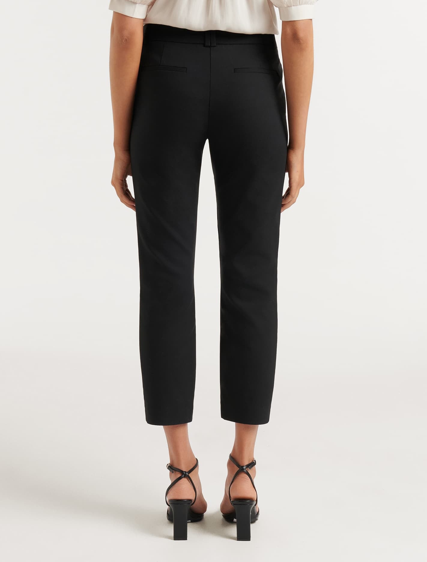 Mindy Petite 7/8 Slim Pants Black