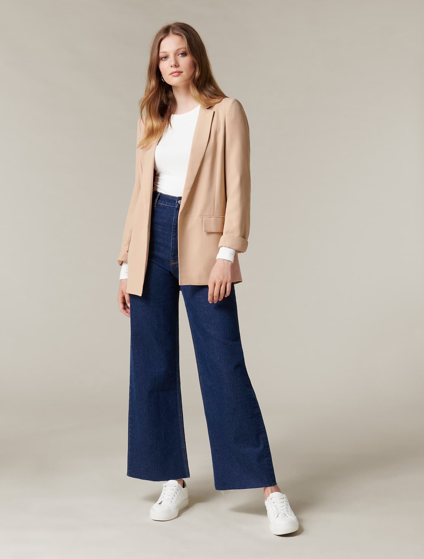 Ava BF Blazer Camel
