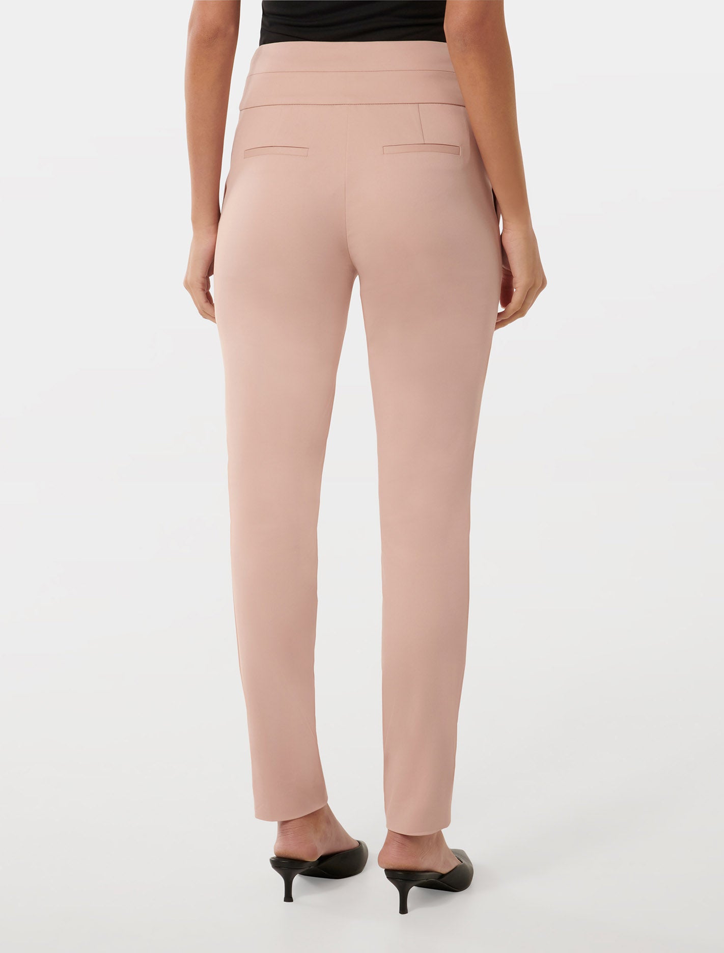 Georgia High Waist Full Length Pants Musk Suit