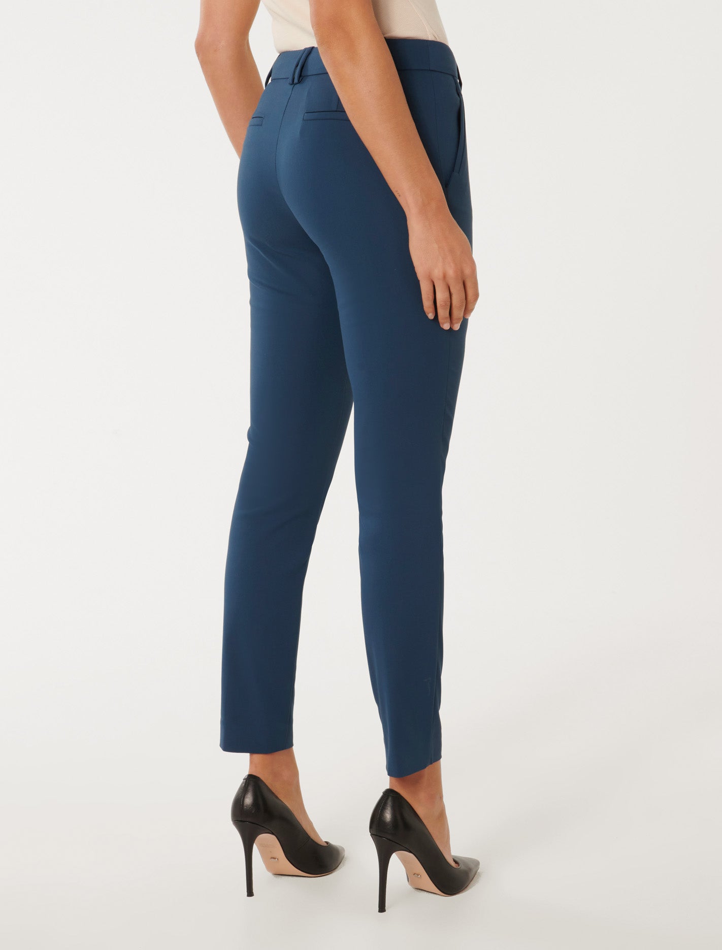 Grace 7/8th Slim Pants Winter Blue Suit