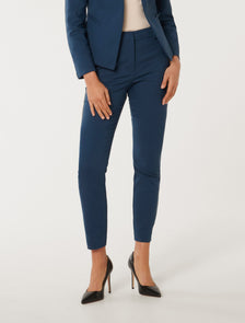 Grace 7/8th Slim Pants Winter Blue Suit