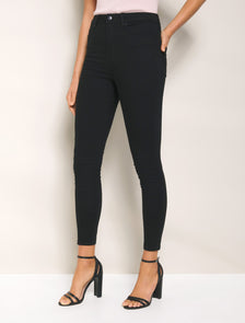 Bella High Rise Sculpting Jean Forever Black