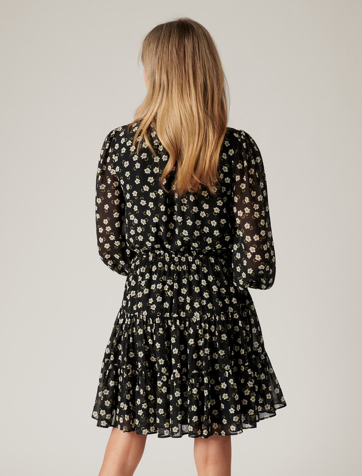 Hunter Tiered Skater Dress Providence Ditsy