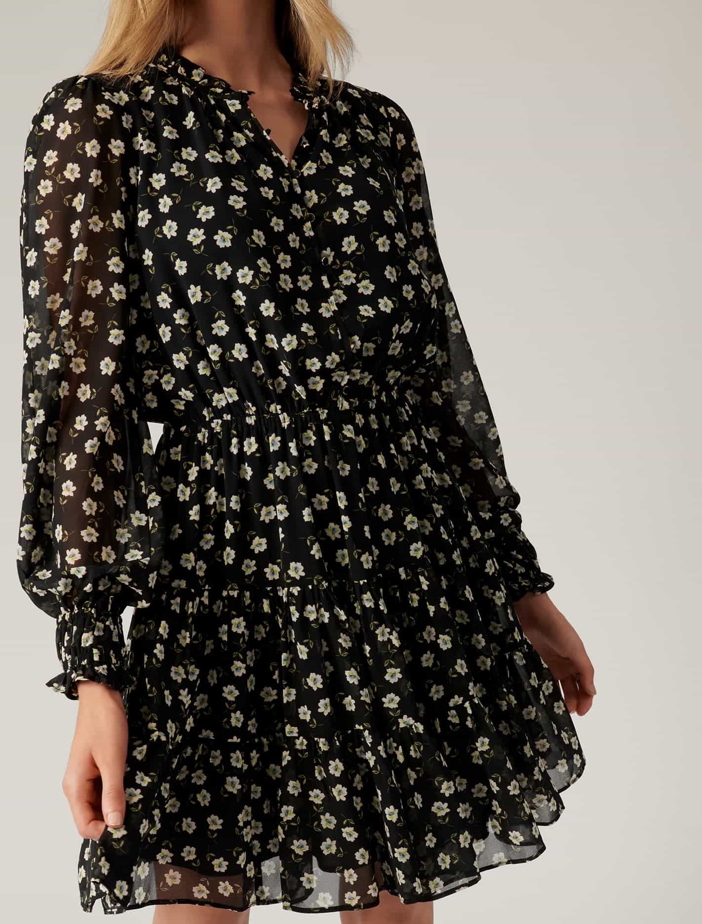 Hunter Tiered Skater Dress Providence Ditsy