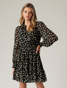 Hunter Tiered Skater Dress Providence Ditsy
