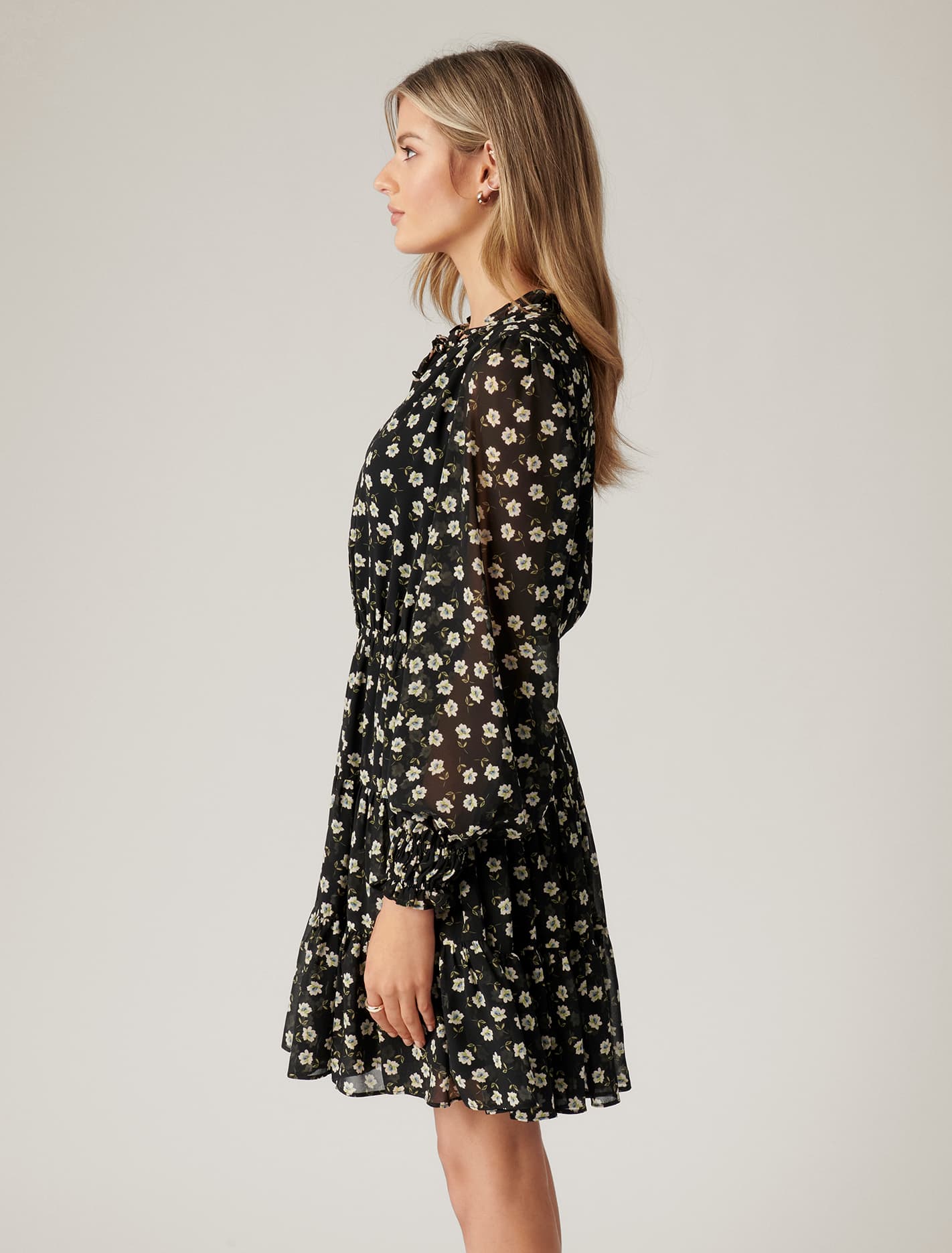 Hunter Tiered Skater Dress Providence Ditsy