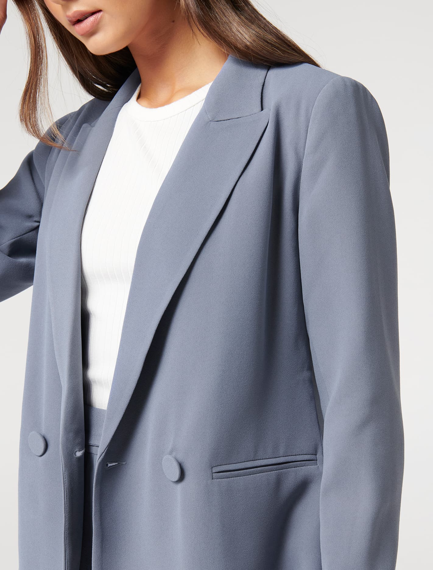 Penny oversized blazer petites Workwear Blue