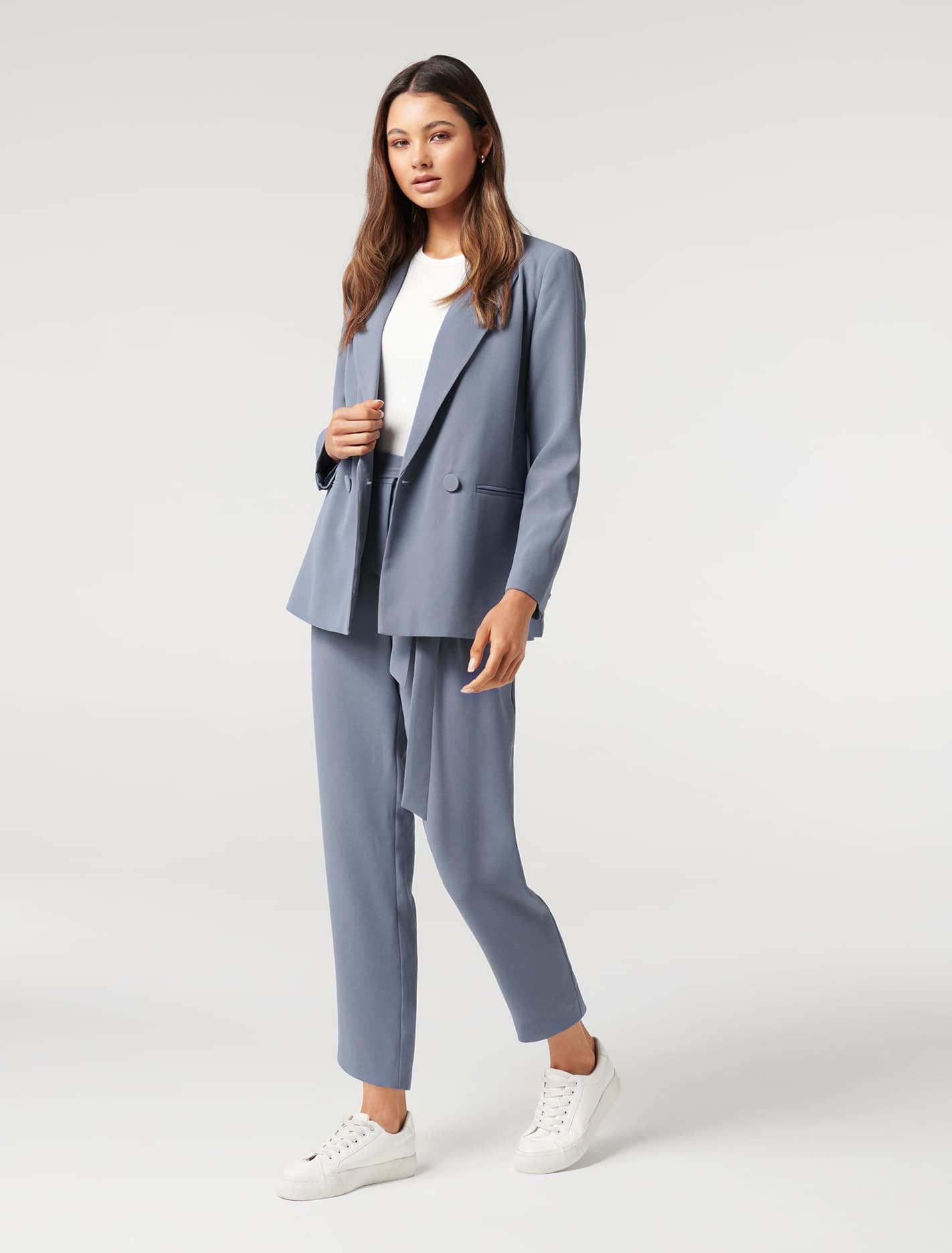 Penny oversized blazer petites Workwear Blue