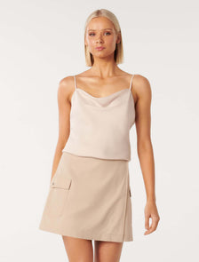 Rosalie Cowl Cami Champagne