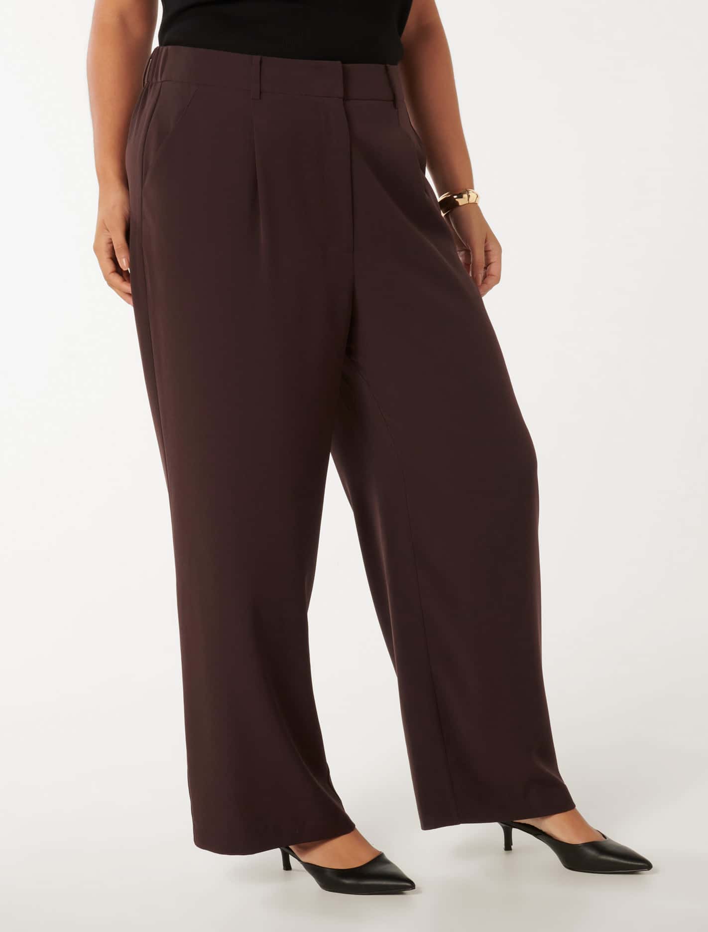 Primrose Curve High Waisted Pant Chocolate