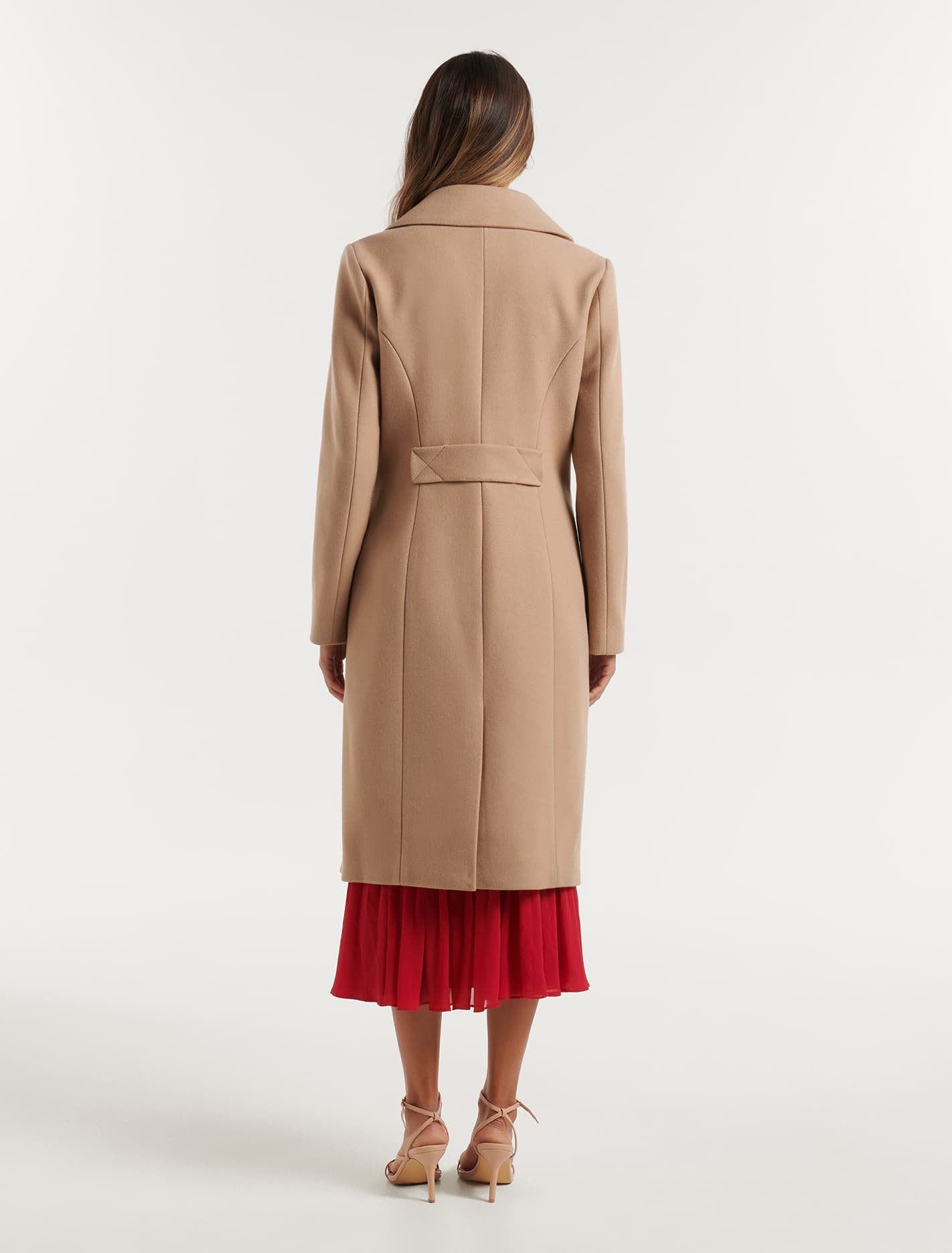 Rosie Double Breasted Coat Camel