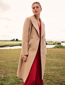 Rosie Double Breasted Coat Camel
