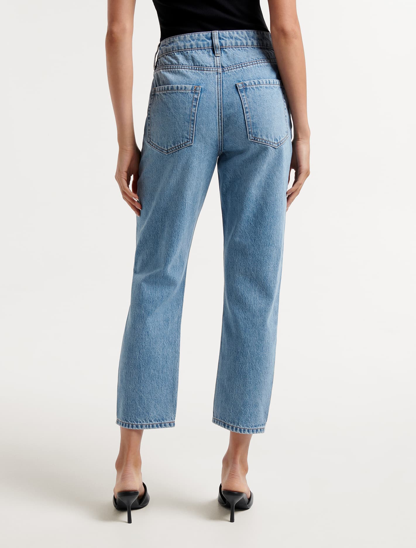 Asha Slim Jean Mid Wash
