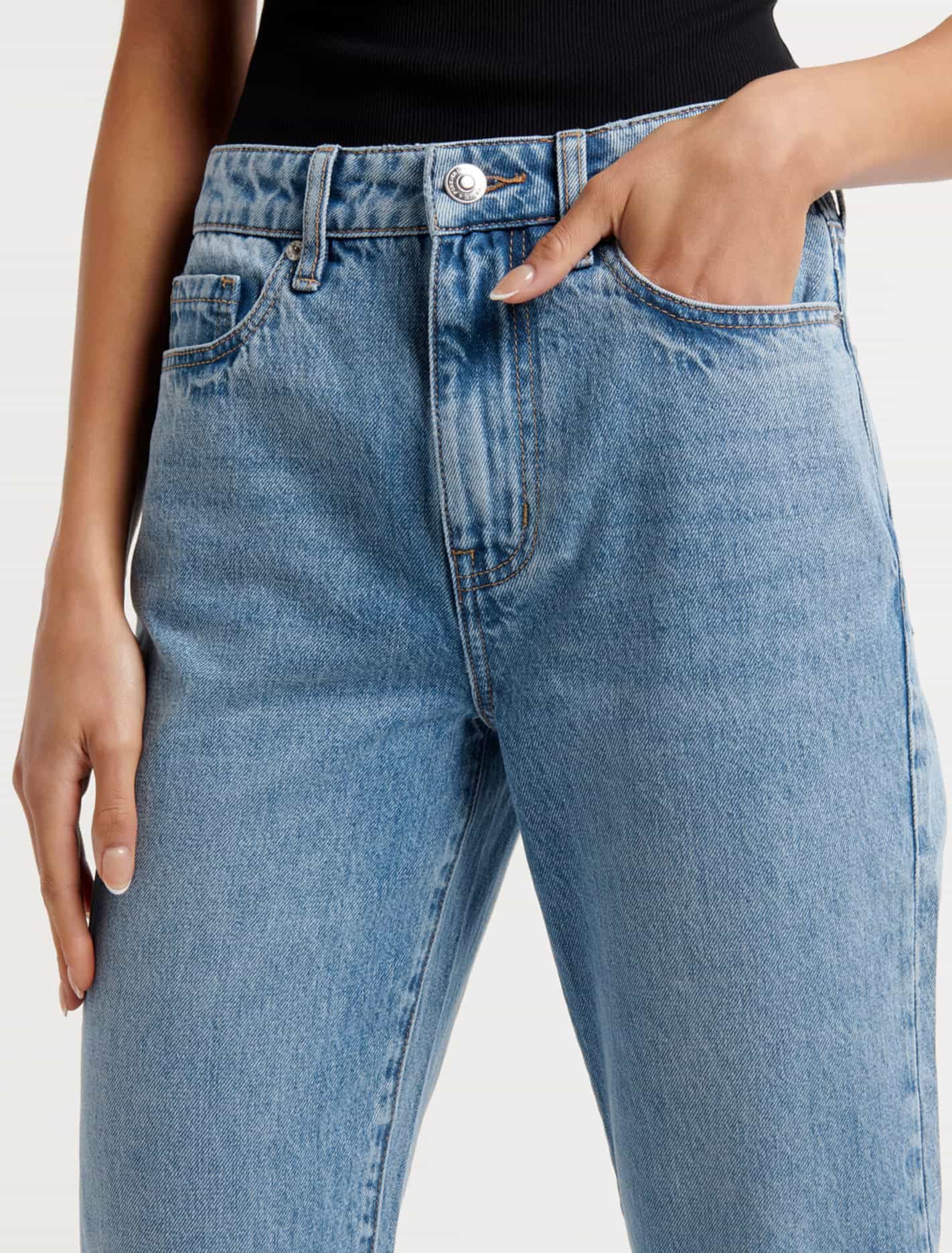 Asha Slim Jean Mid Wash