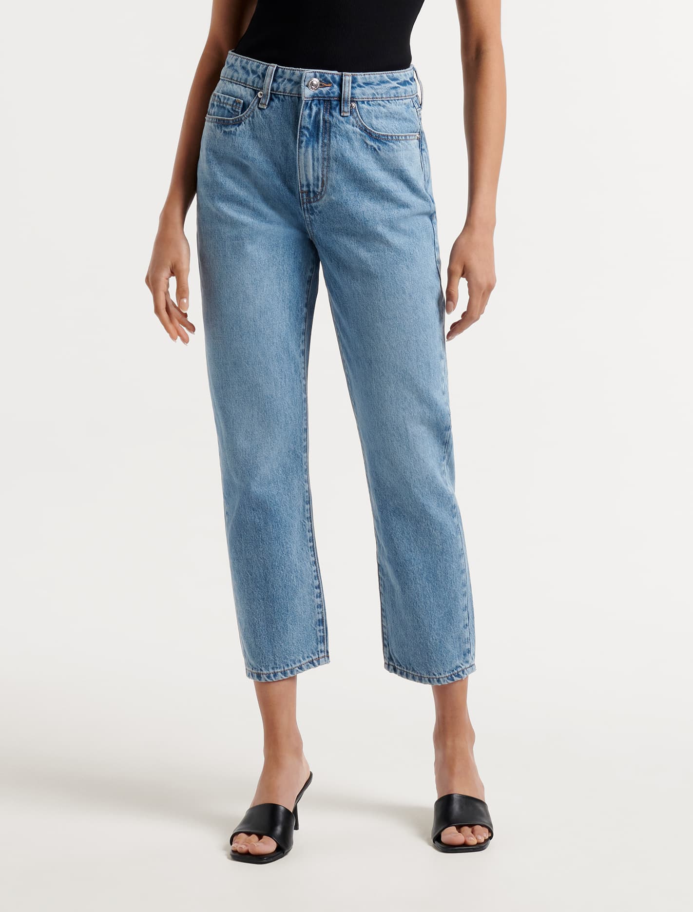 Asha Slim Jean Mid Wash