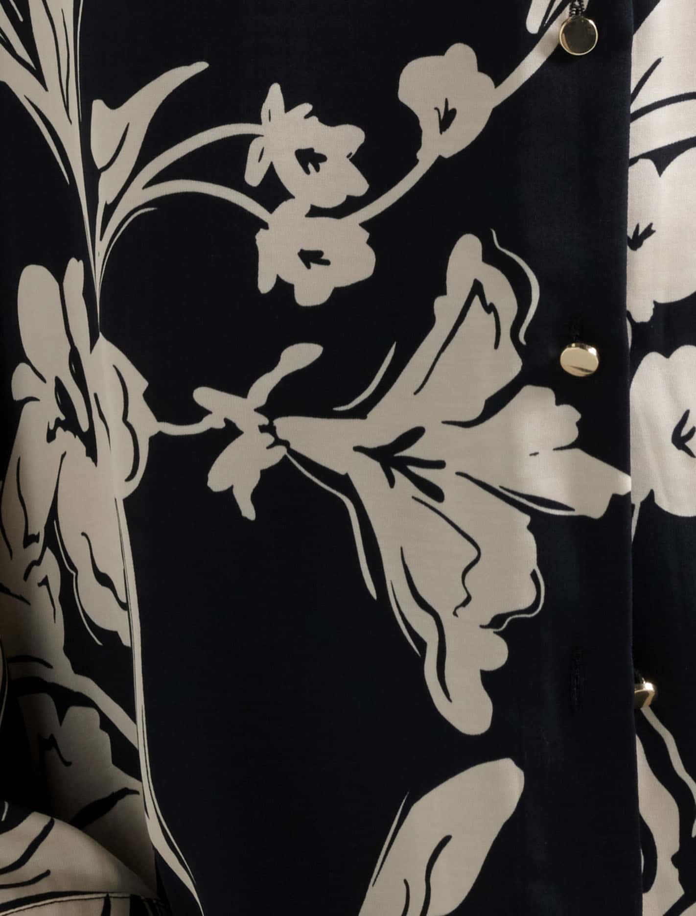 Lila Longline Printed Satin Shirt Hyland Floral Co-ord