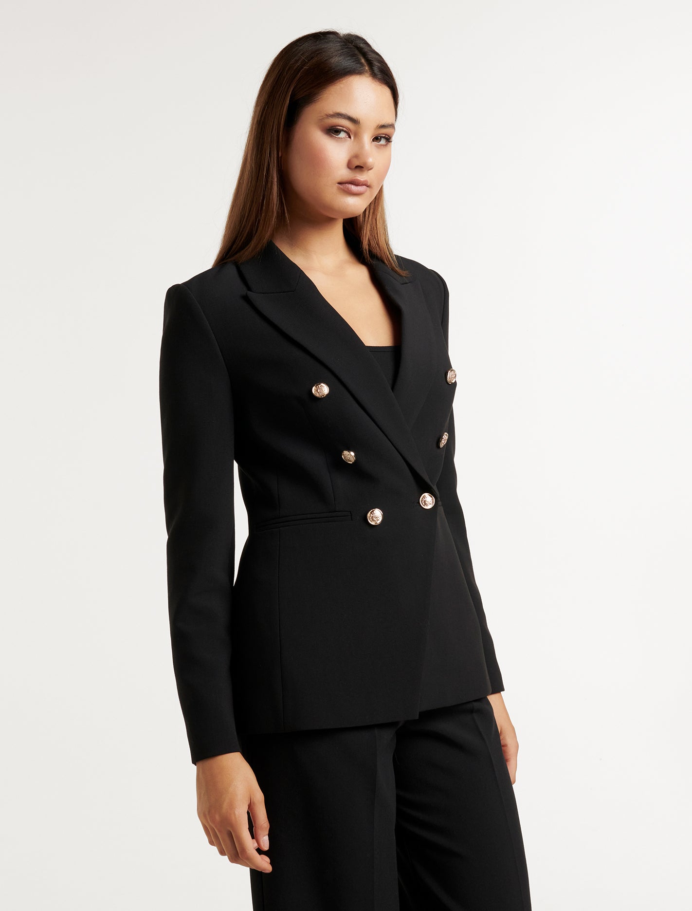 Chloe Military Blazer Black
