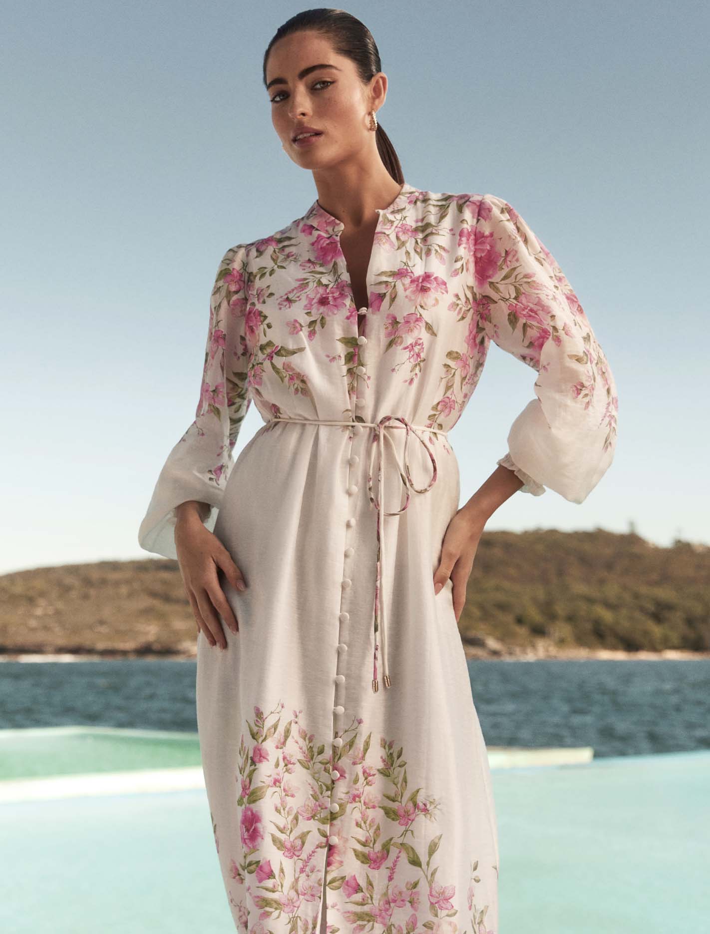 Olympia Printed Shirt Dress Olympia Floral