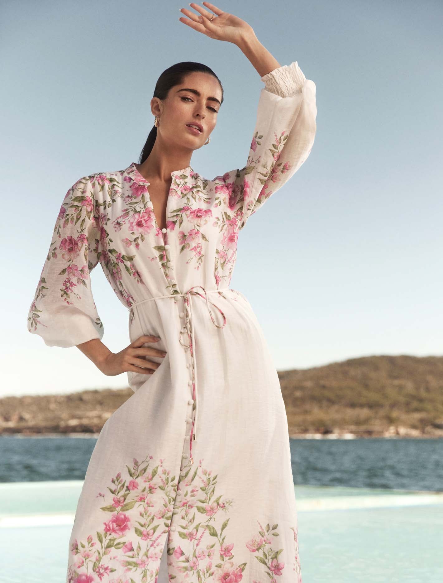 Olympia Printed Shirt Dress Olympia Floral