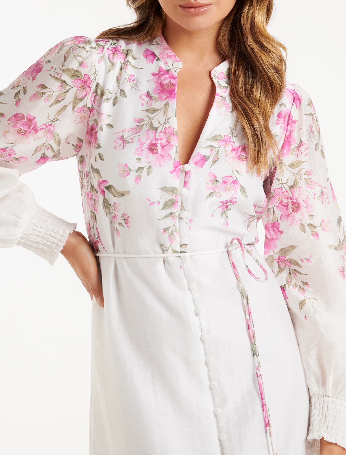 Olympia Printed Shirt Dress Olympia Floral