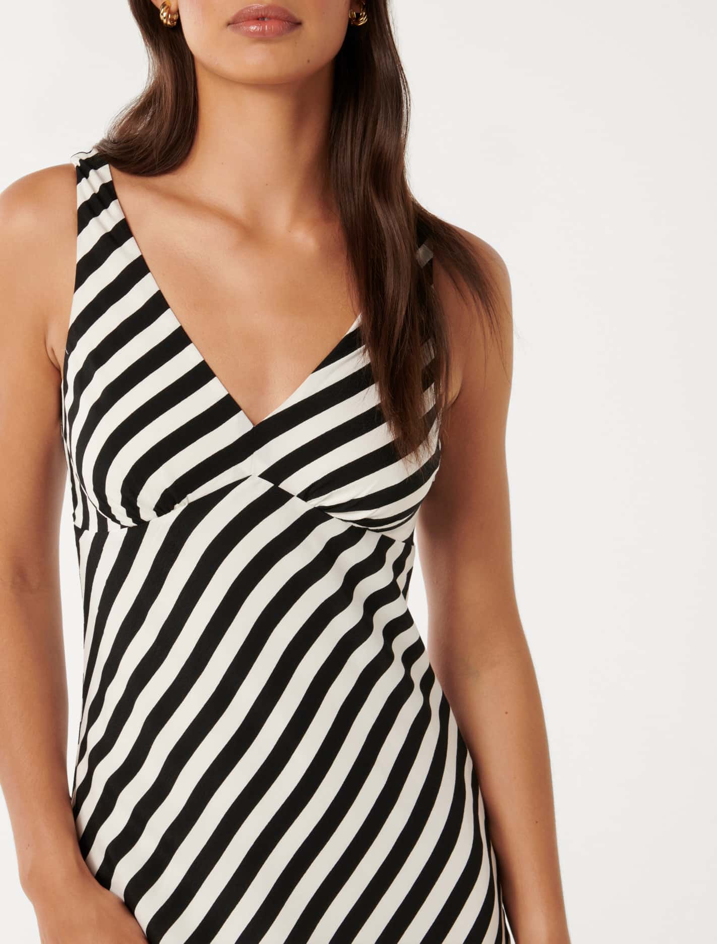 Lorna Sleeveless Casa Midi Walker Stripe