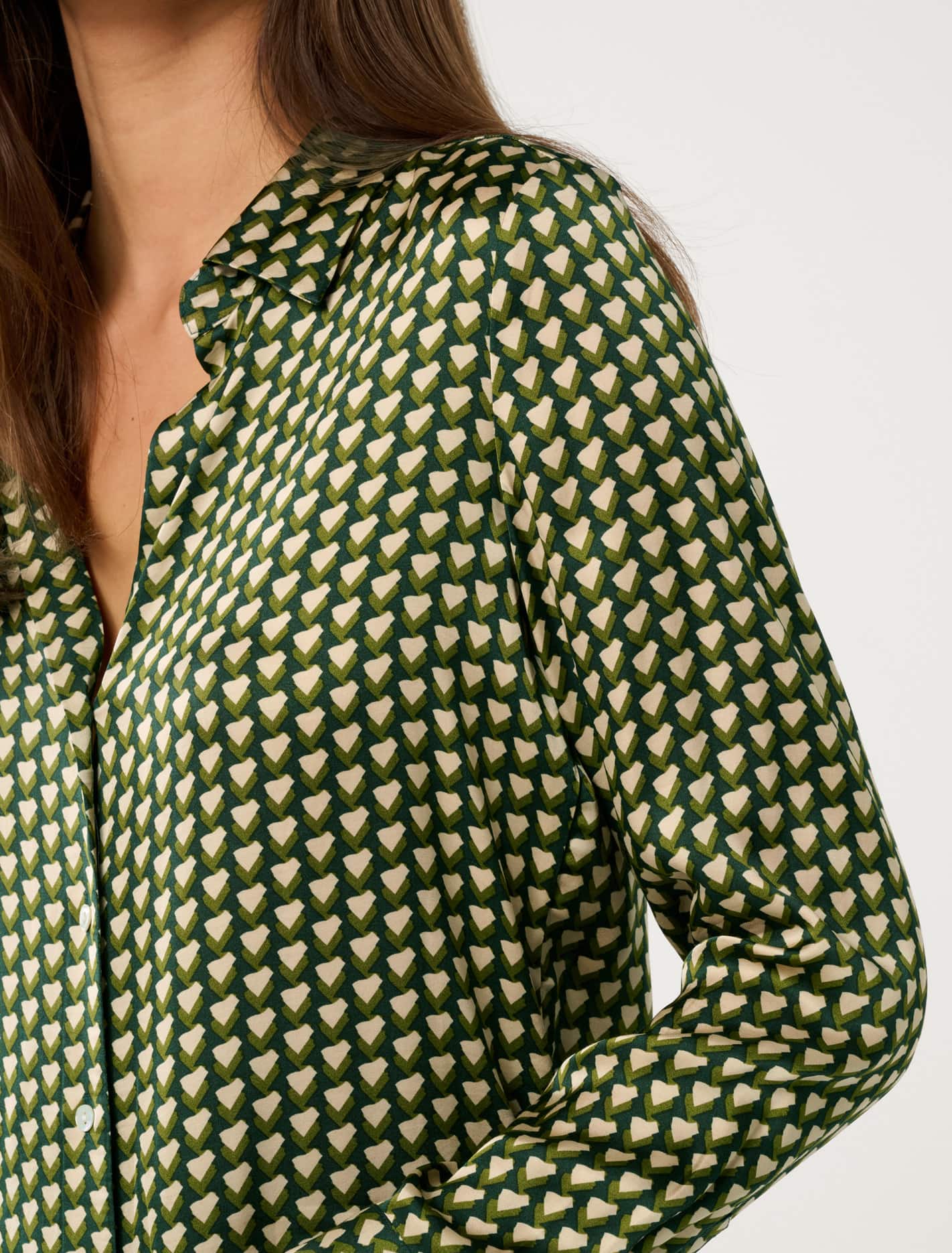 Harvey Satin Shirt Murphy Geo