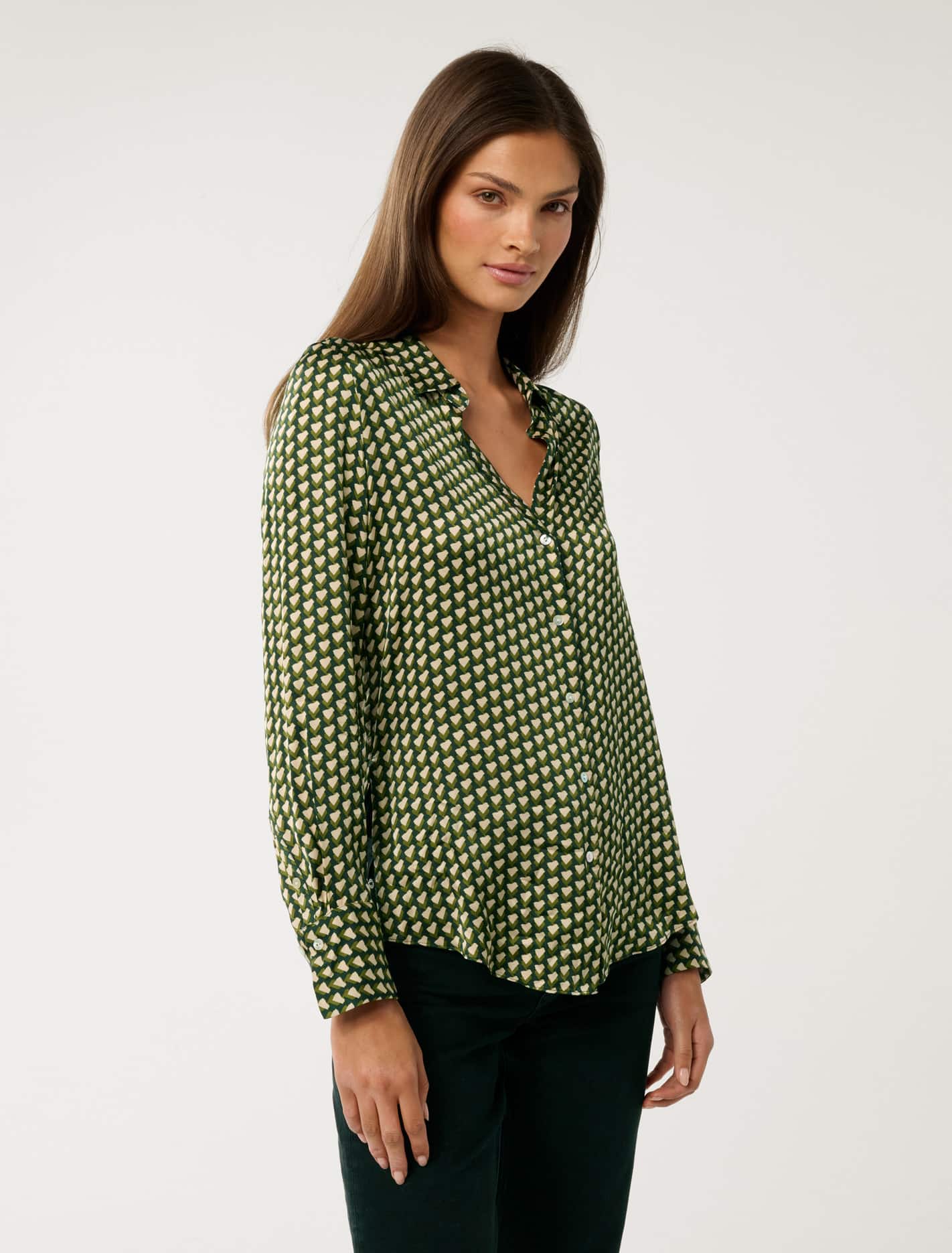 Harvey Satin Shirt Murphy Geo