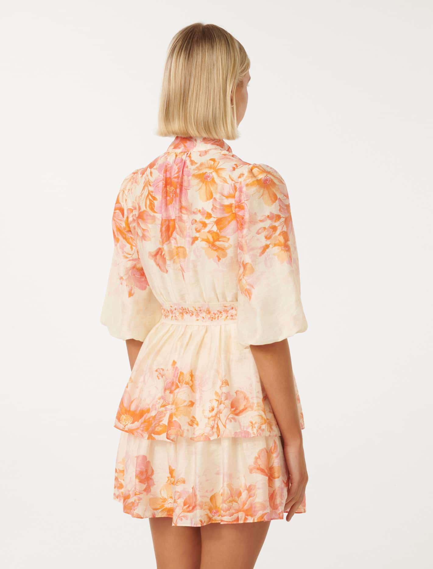 Isla Printed Tiered Mini Dress Piper Floral