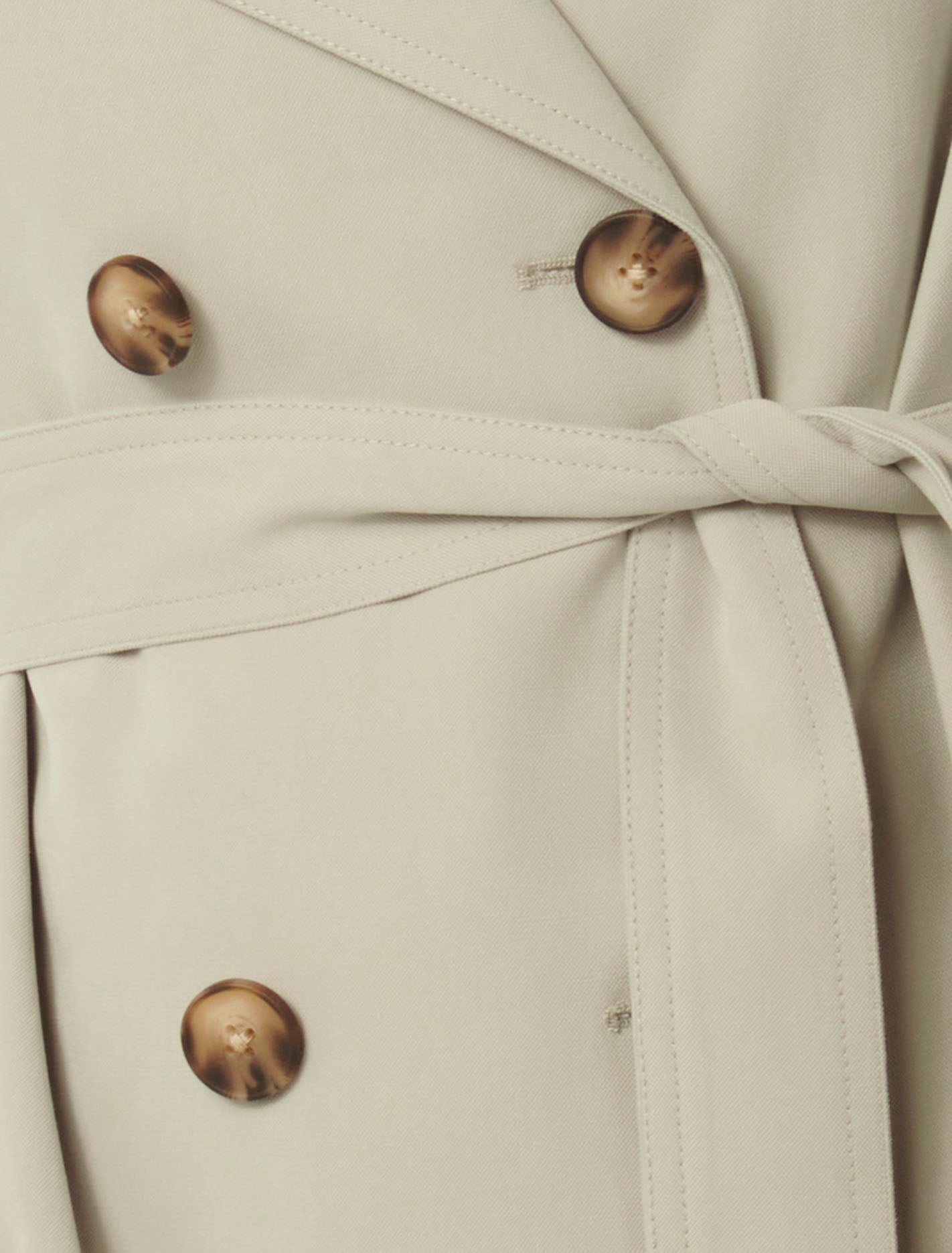Darlah Petite Soft Trench Coat Soft Sage
