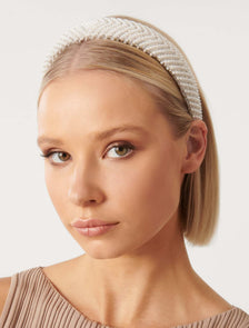 Anthea Padded Pearl Headband