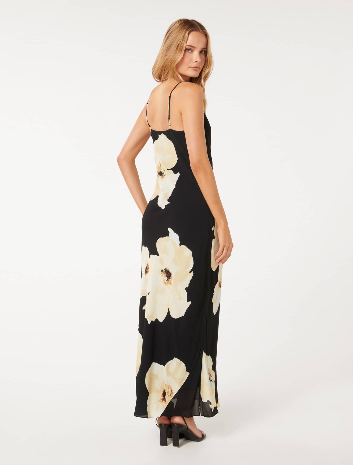 Valentina Strappy Slip Dress Amery Floral