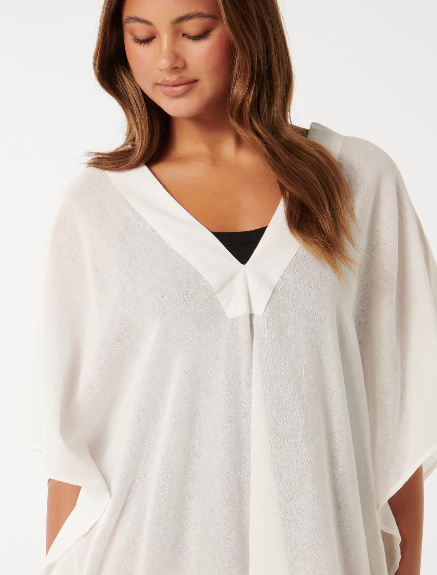 Mallory Kimono White