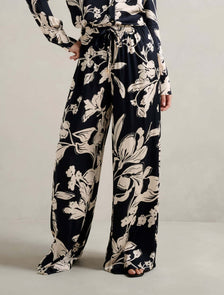 Serena Satin Pants Hyland Floral Co-ord