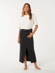 Marion Midaxi Skirt Black