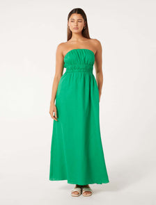 Romie Strapless Piping Midi Atlantis