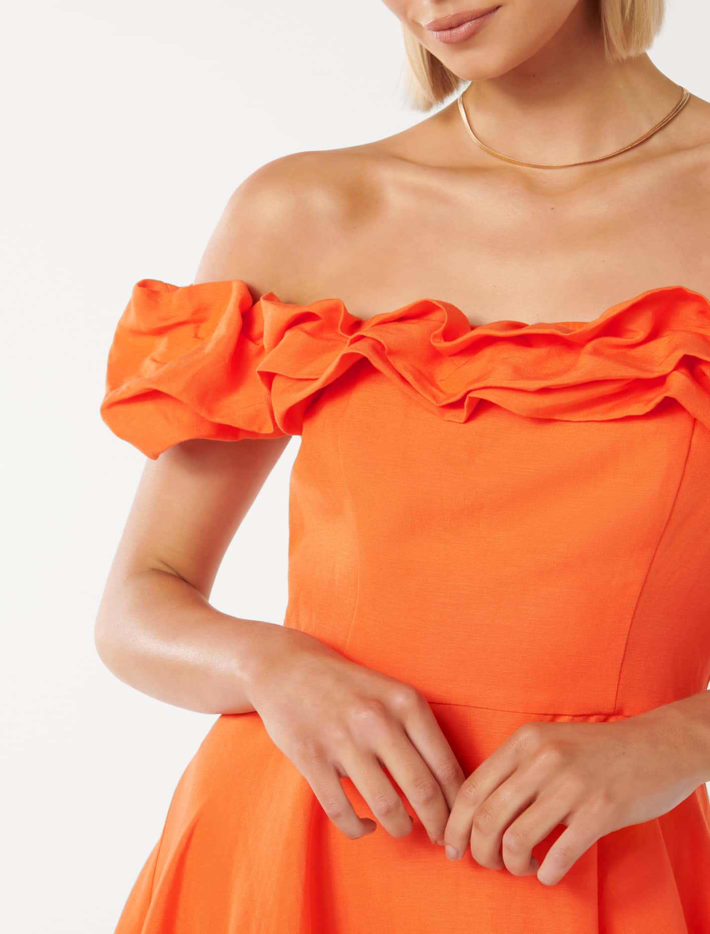 Rosie Off Shoulder Mini Firecracker