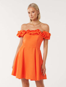 Rosie Off Shoulder Mini Firecracker