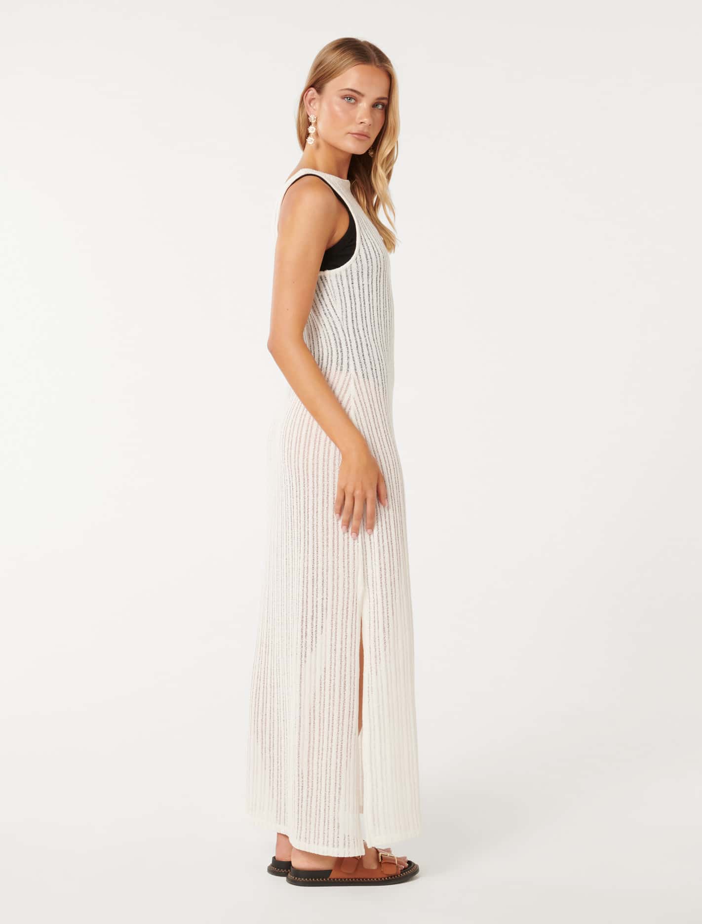 Lily Crochet Cover Up White