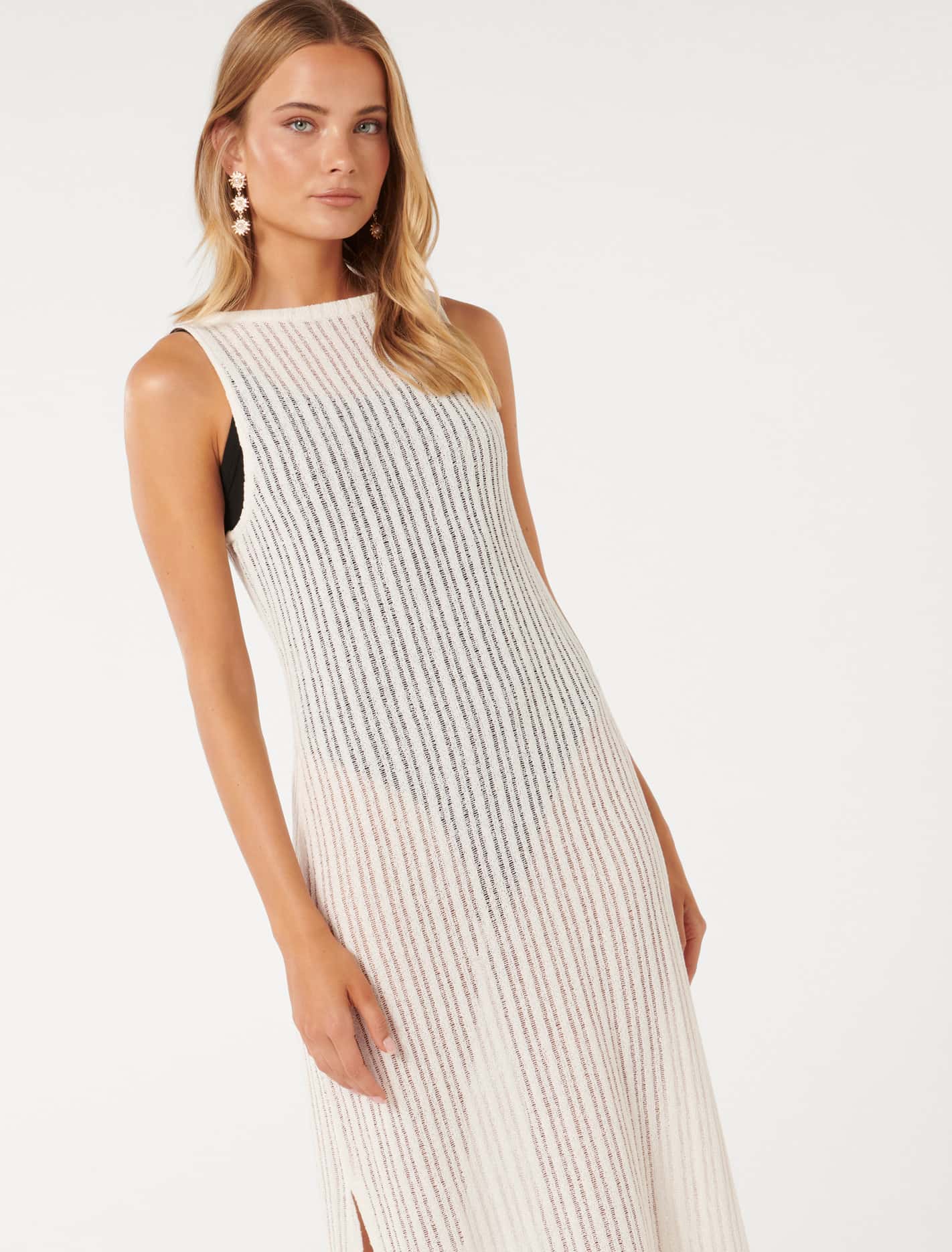 Lily Crochet Cover Up White