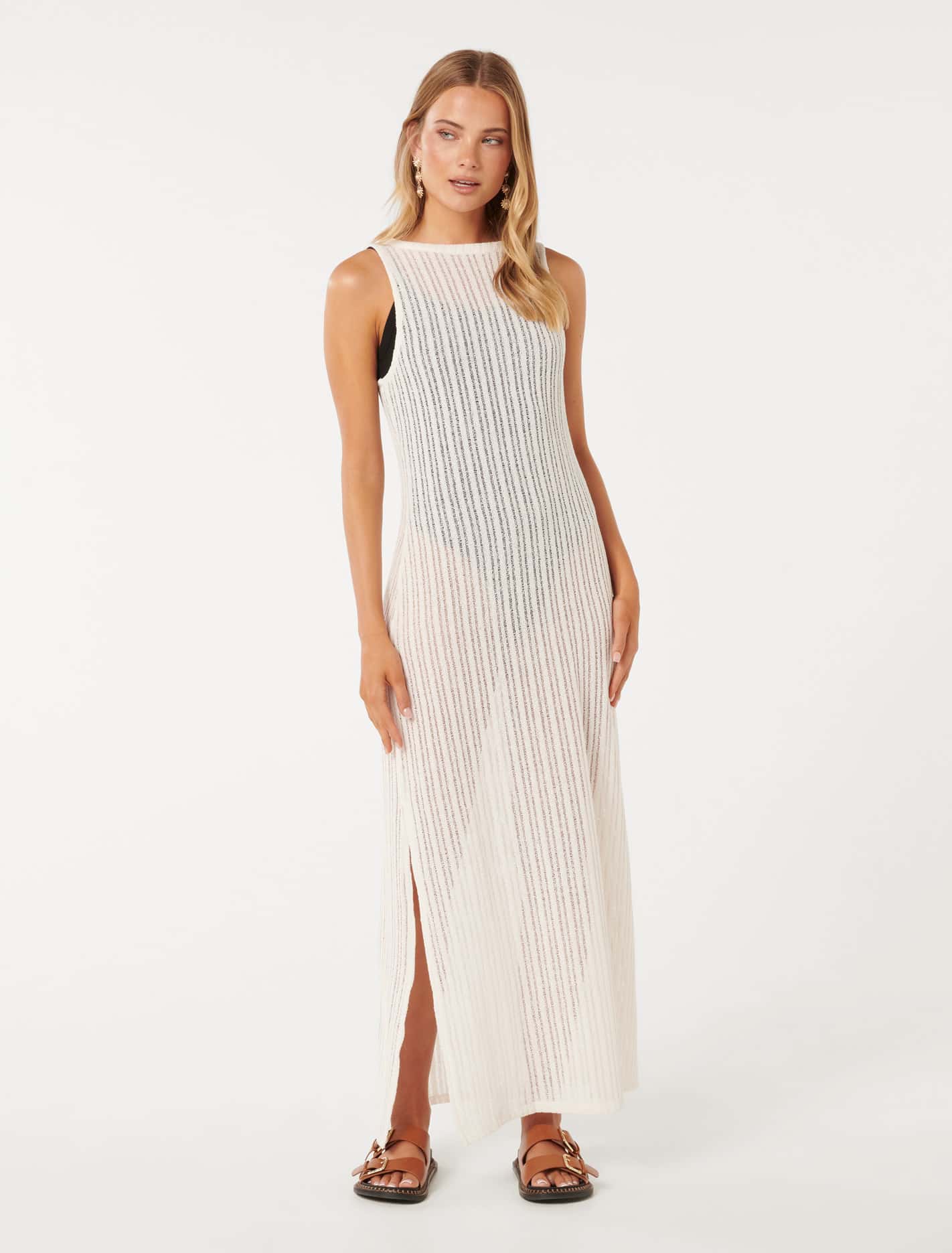 Lily Crochet Cover Up White