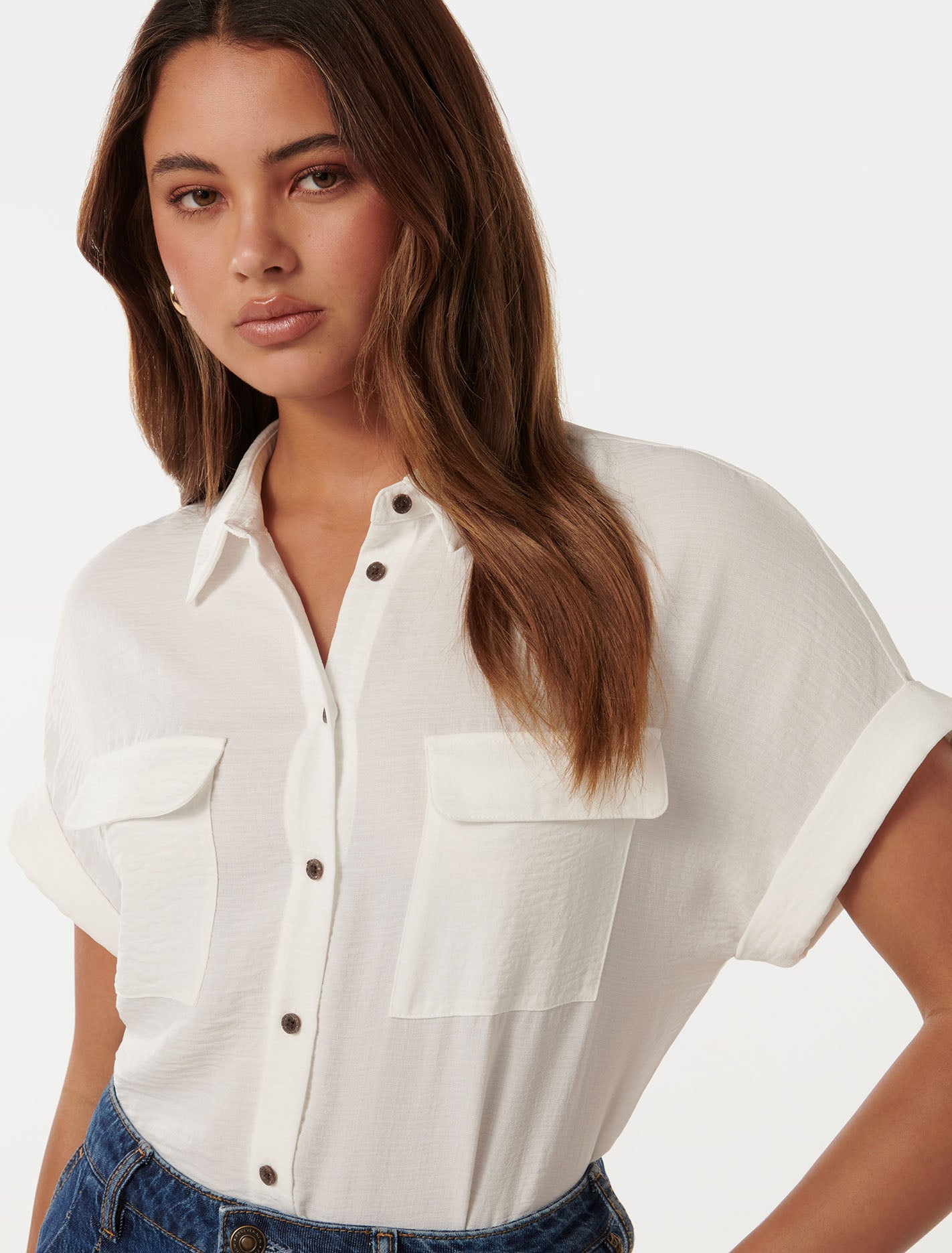 Sawyer Short Sleeve Shirt Porcelain