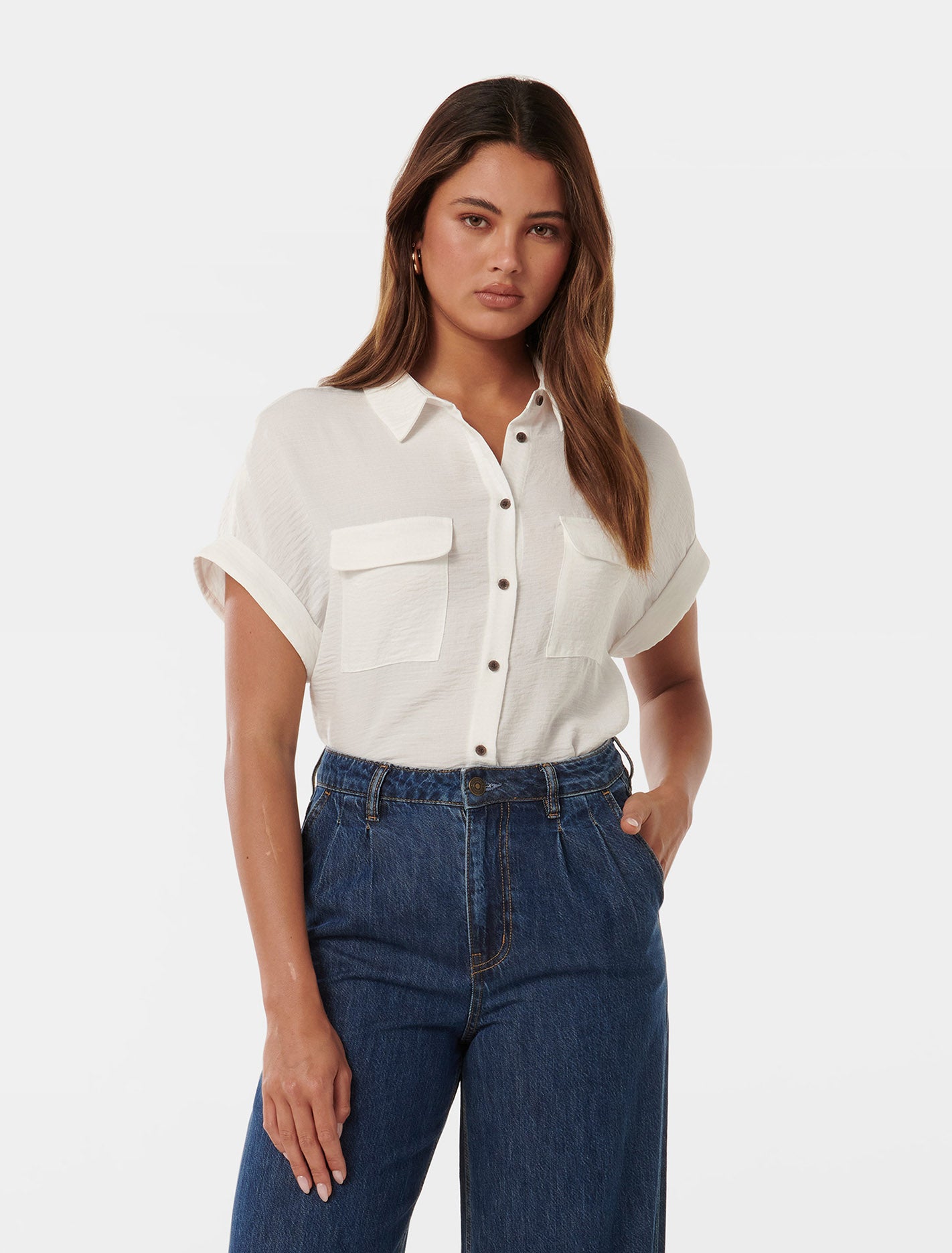 Sawyer Short Sleeve Shirt Porcelain