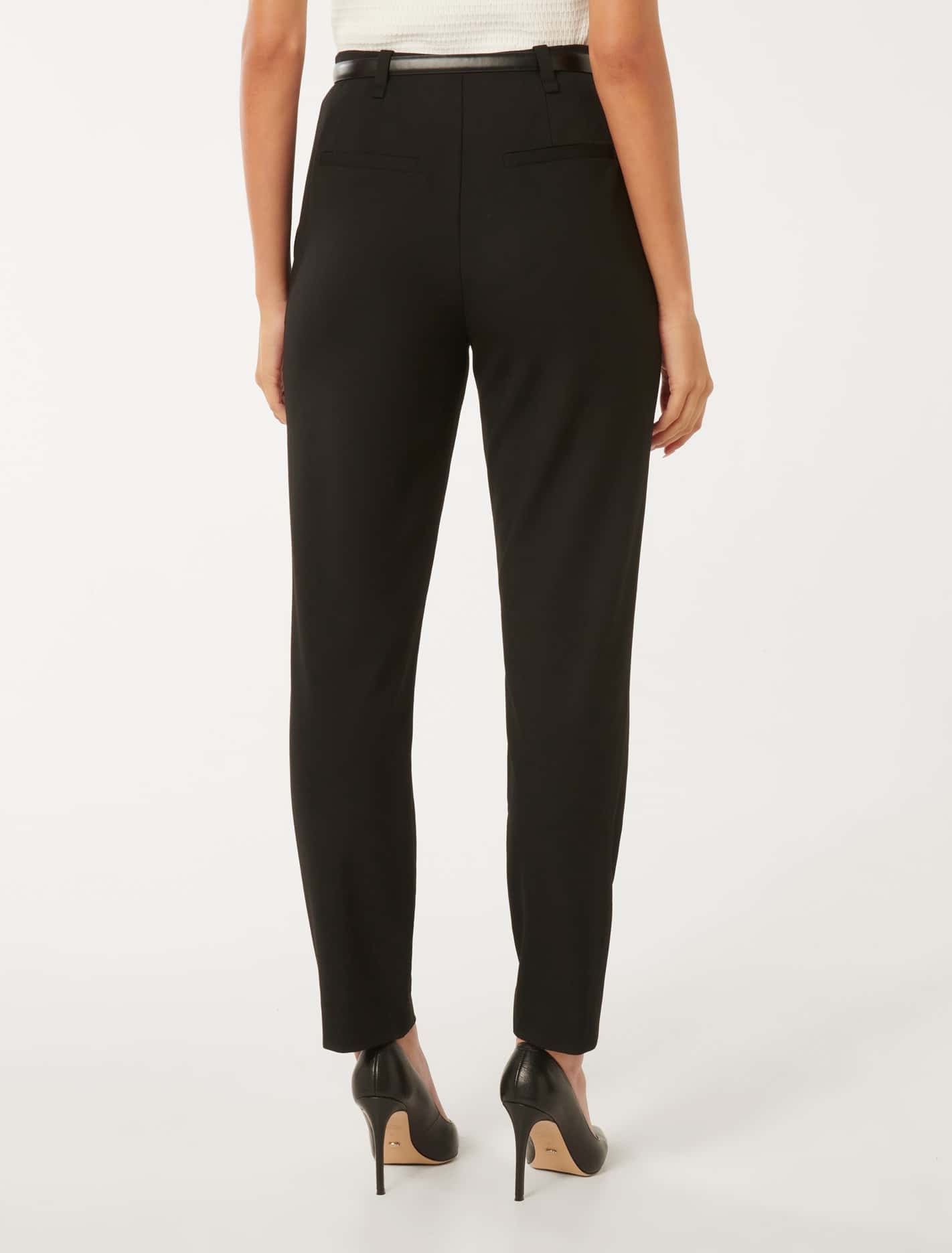 Terry Tapered Pants Black